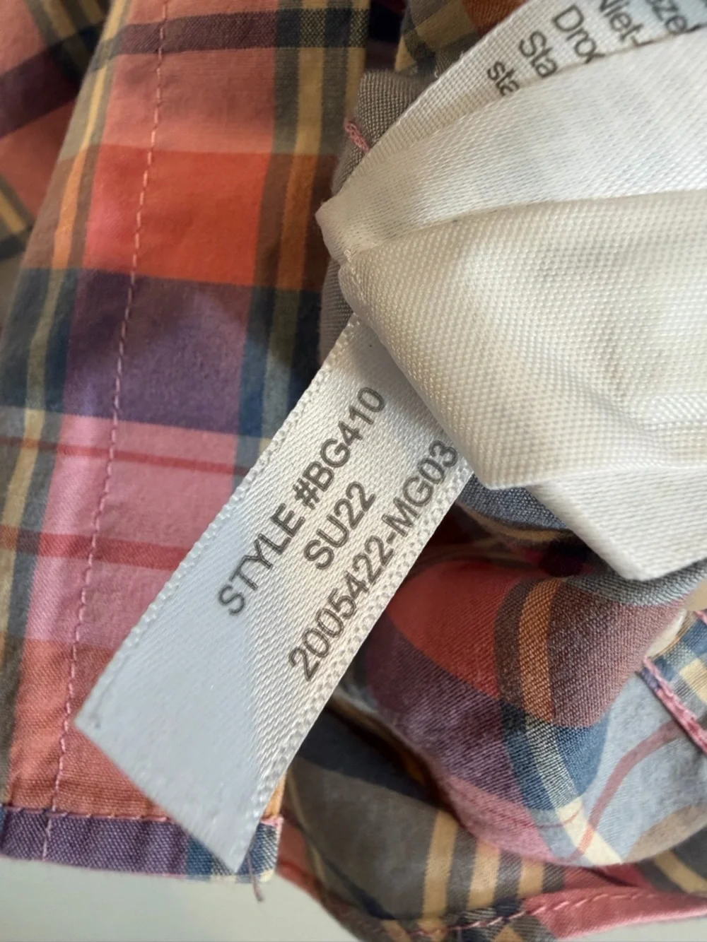J. Crew Pink Plaid Button Up Shirt Men’s XS Slim Fit Secret Wash BG410 Preppy